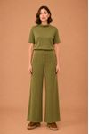 calca heritage botoes verde
